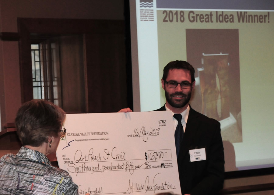 2018 Great Idea Grant goes to the Power of St. Croix Utility Box Mural Project 